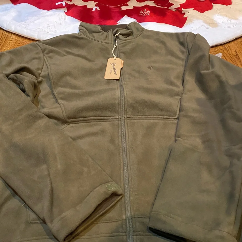 Duck camp men’s fleece jacket new - Picture 1 of 7
